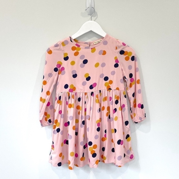 Tucker + Tate Polka Dot Pink Girls Dress - Picture 1 of 6